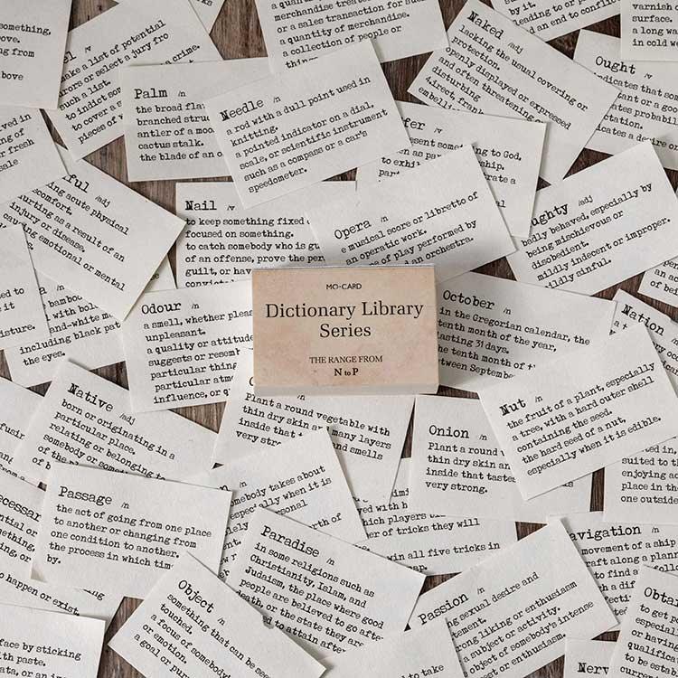 Danci Dictionary Journal Materials - OBUJO