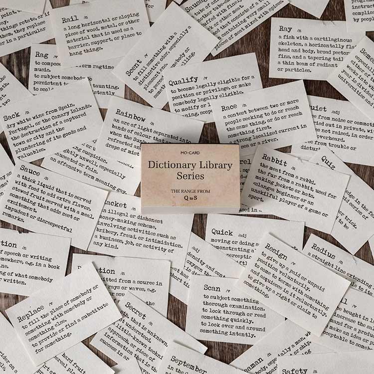 Danci Dictionary Journal Materials - OBUJO