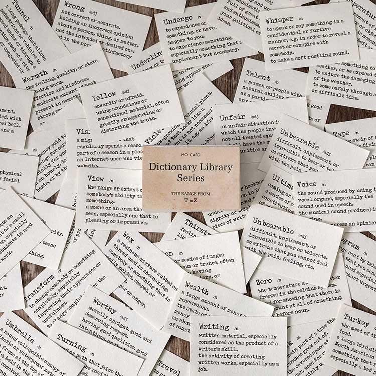 Danci Dictionary Journal Materials - OBUJO