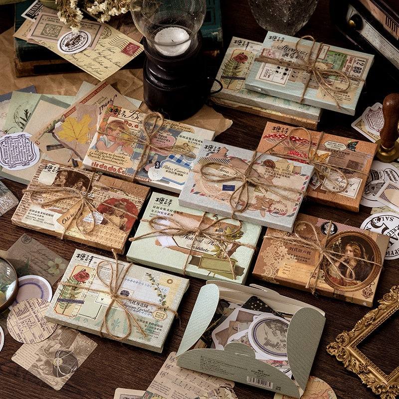 Huiyi Vintage Boxed Stickers