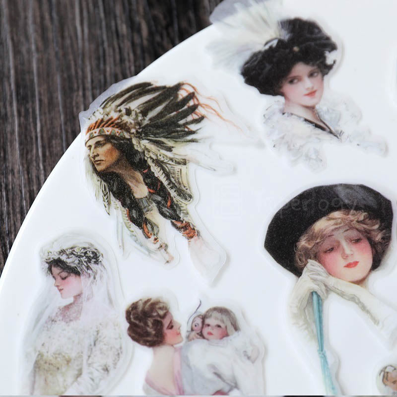 Lamqi Portrait Vellum Stickers