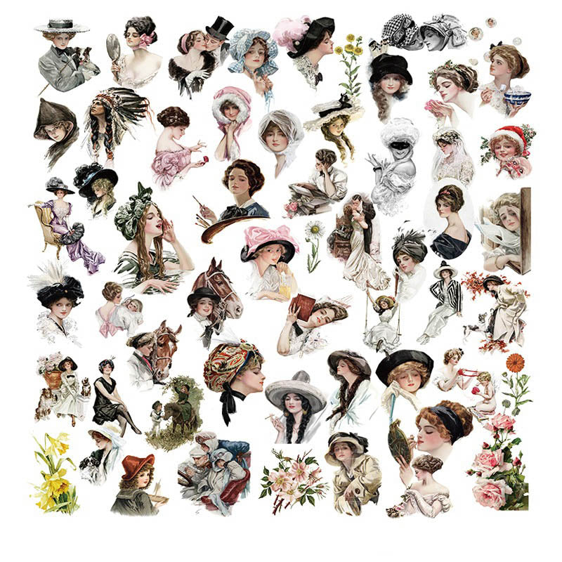 Lamqi Portrait Vellum Stickers