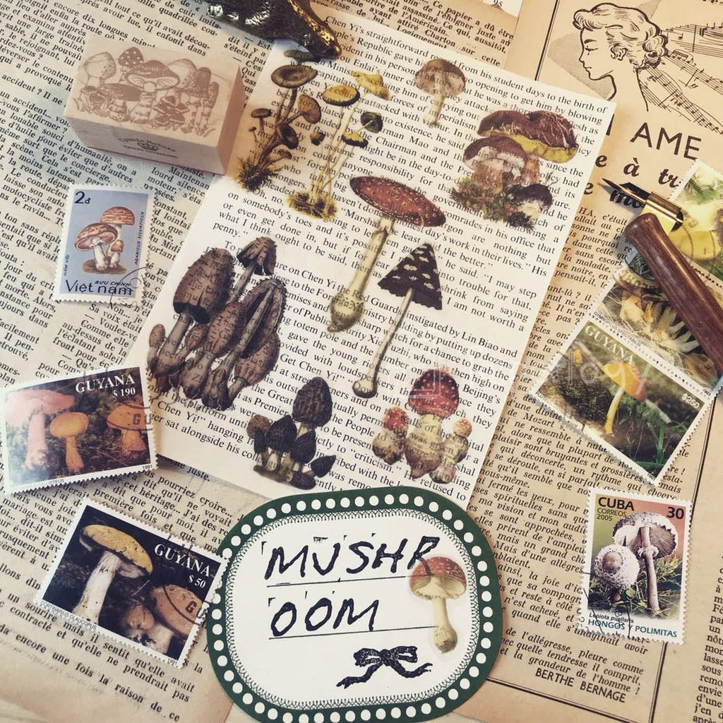 Mootu Mushroom Vellum Stickers