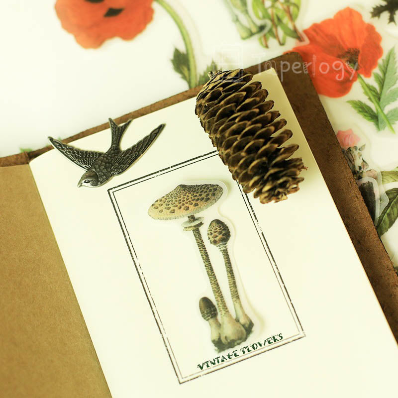 Halo Floral Vellum Stickers Pack