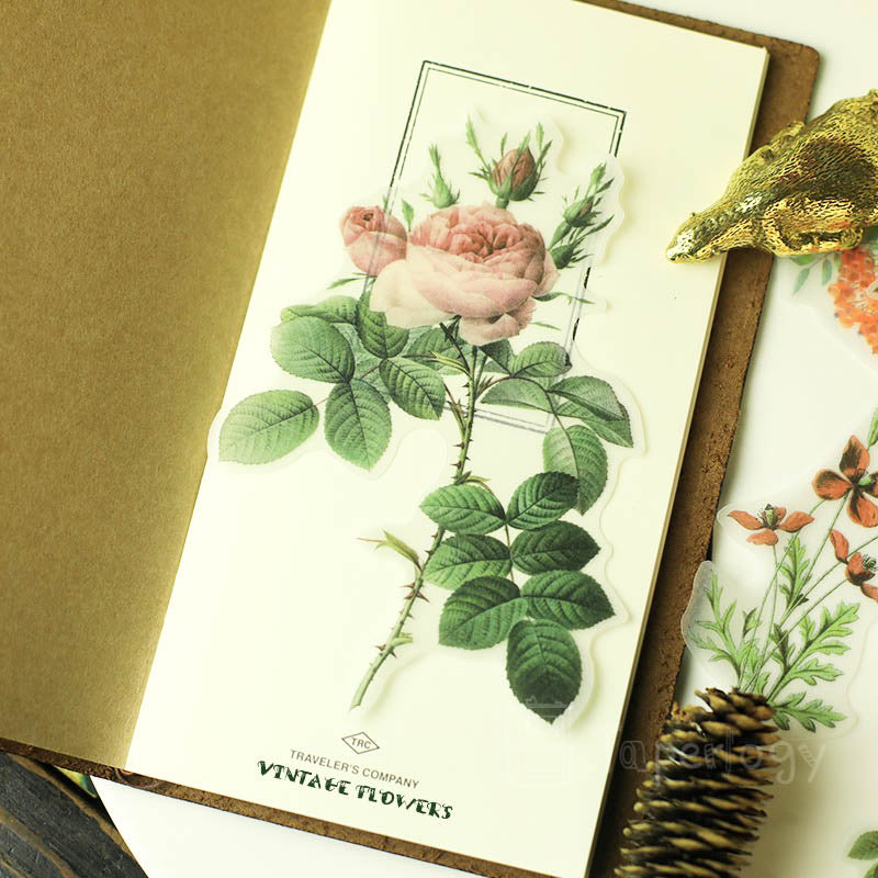 Halo Floral Vellum Stickers Pack
