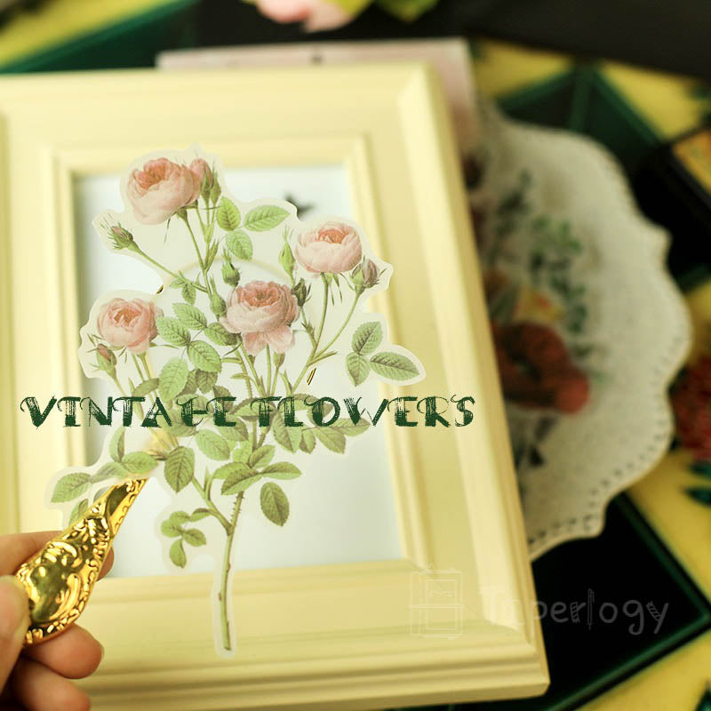 Halo Floral Vellum Stickers Pack
