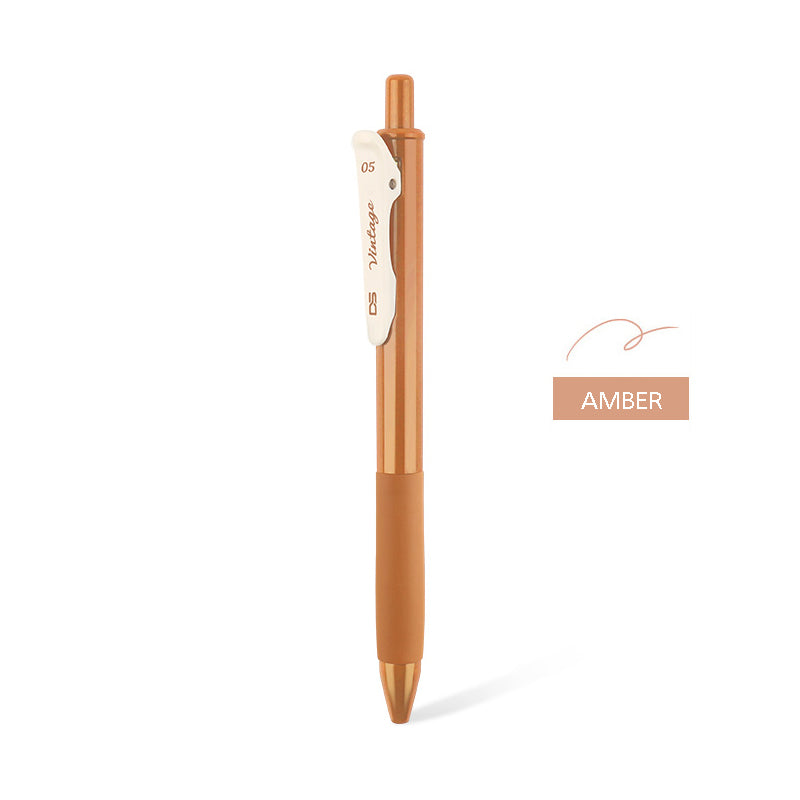 Vintage Color Gel Pen - Amber