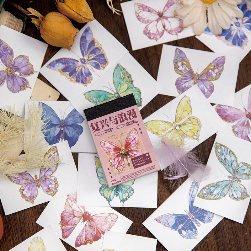 50 Pcs Washi Stickers Book FXLM