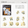 20pcs PET Rose Stickers MGHL