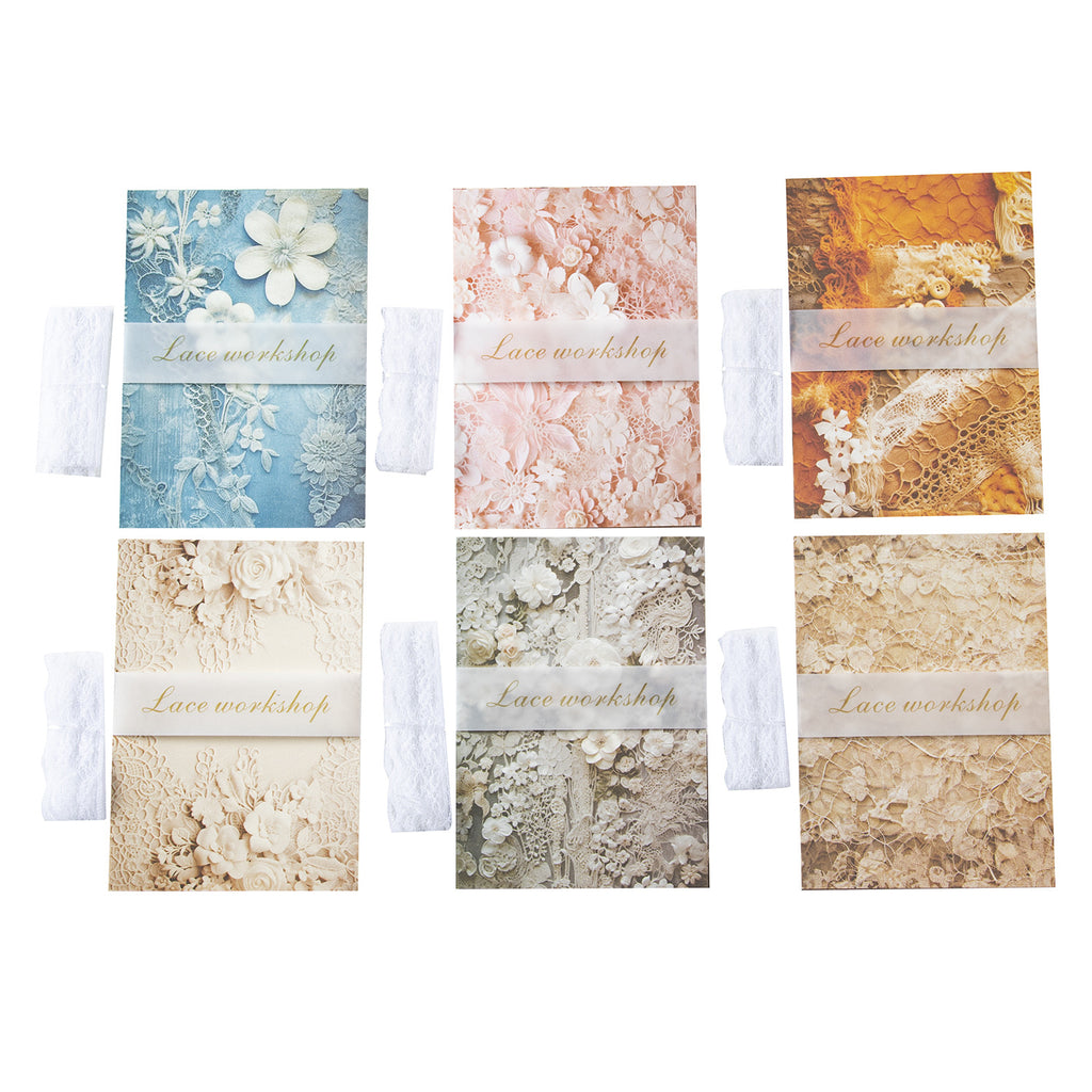 30 Pcs Floral Scrapbook Paper LMGF