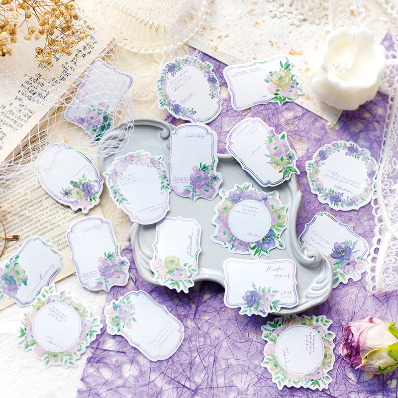 30Pcs Floral Notepad LMHX