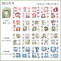 20 Pcs Garden Scrapbook Stickers Book WDMMHY