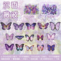 30PCS PET Butterfly Stickers HDYJ