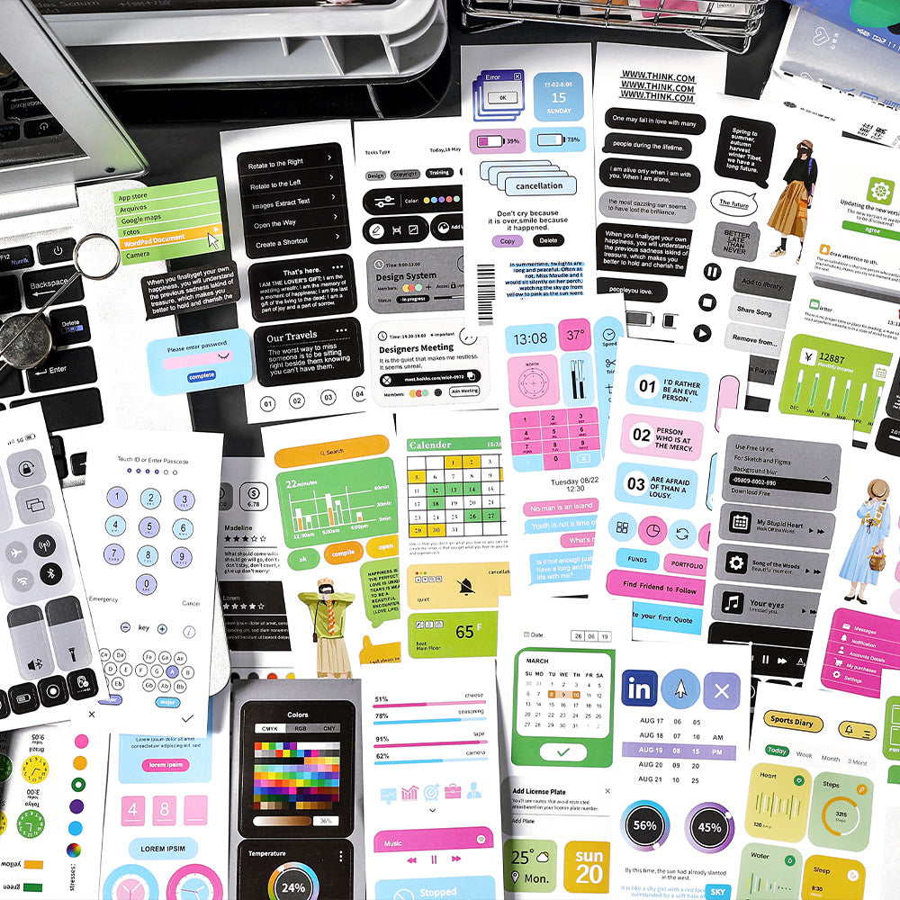 20pcs Scrapbook Stickers KLSP