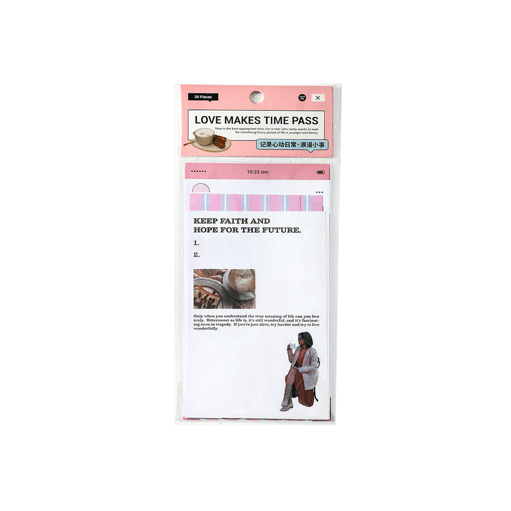 20pcs Scrapbook Paper JLXDRC
