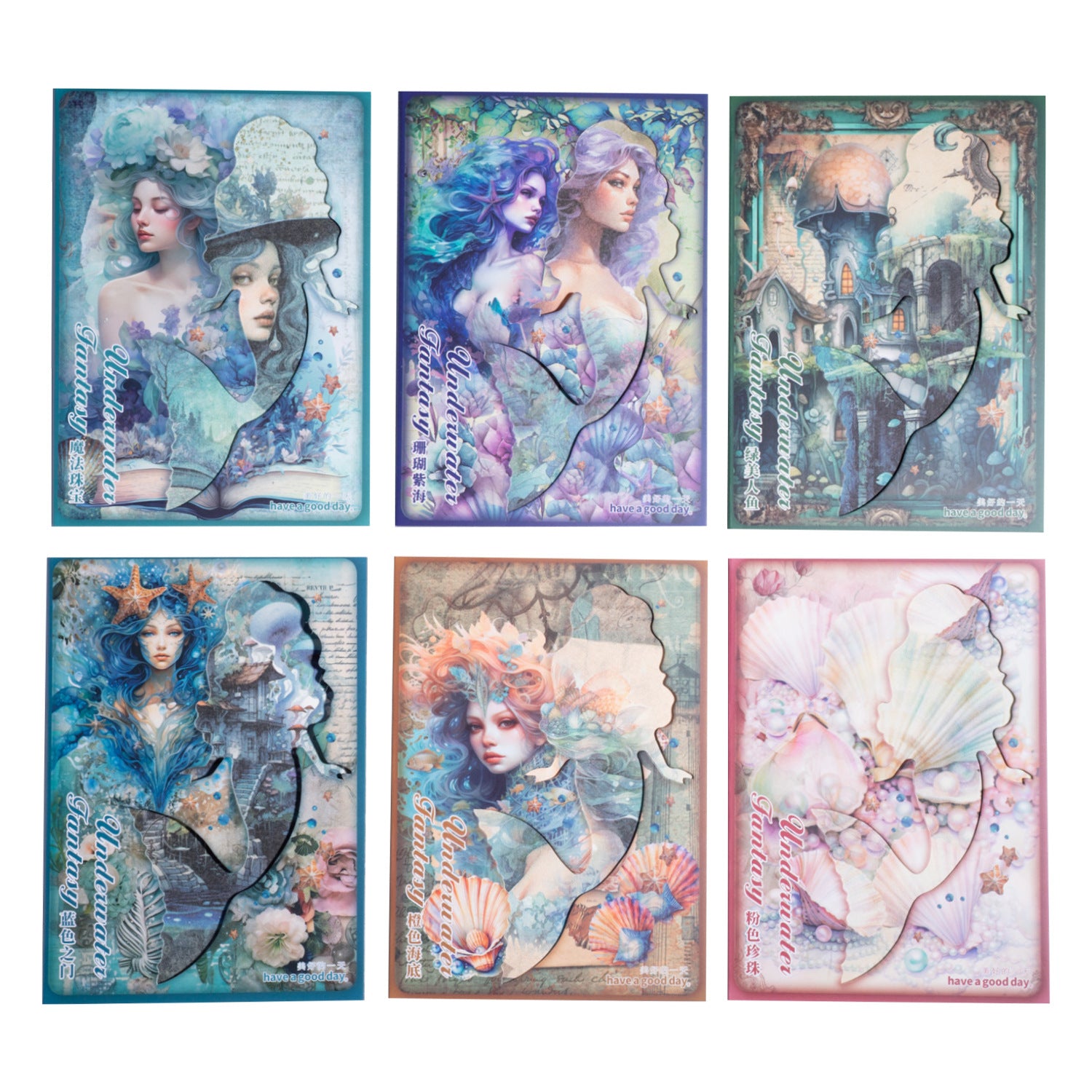 30Pcs Vintage Scrapbook Paper HDHX