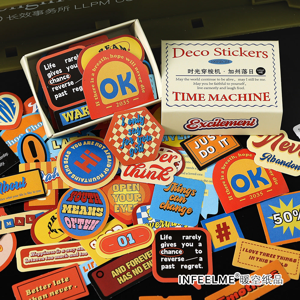 100pcs Deco Stickers SGCSJ