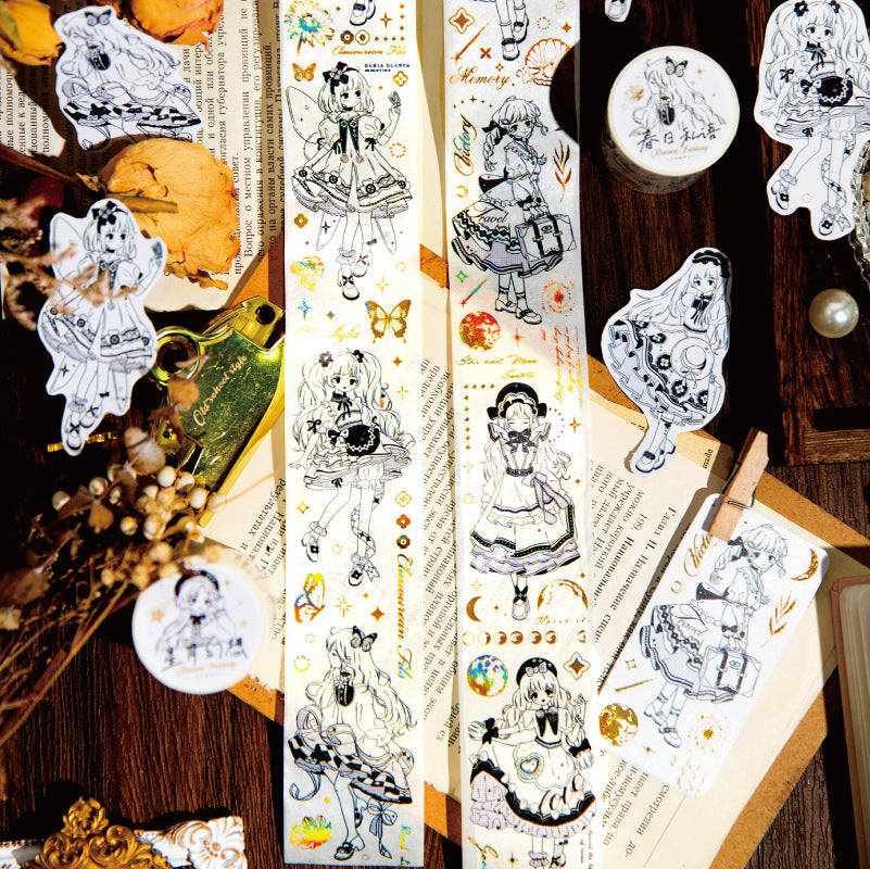 1 Roll Fantasy Cartoon Washi Tape LKKHX