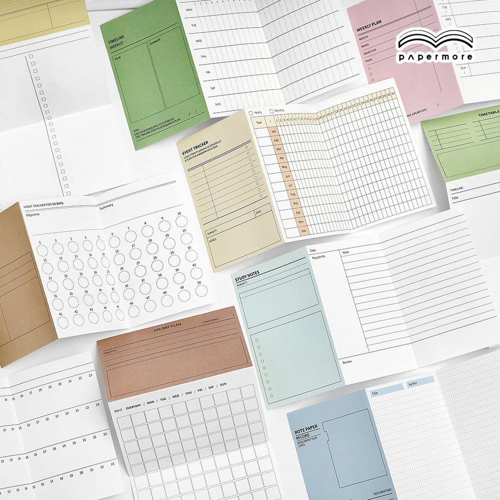 6 Pcs Planner Notepad XGBF