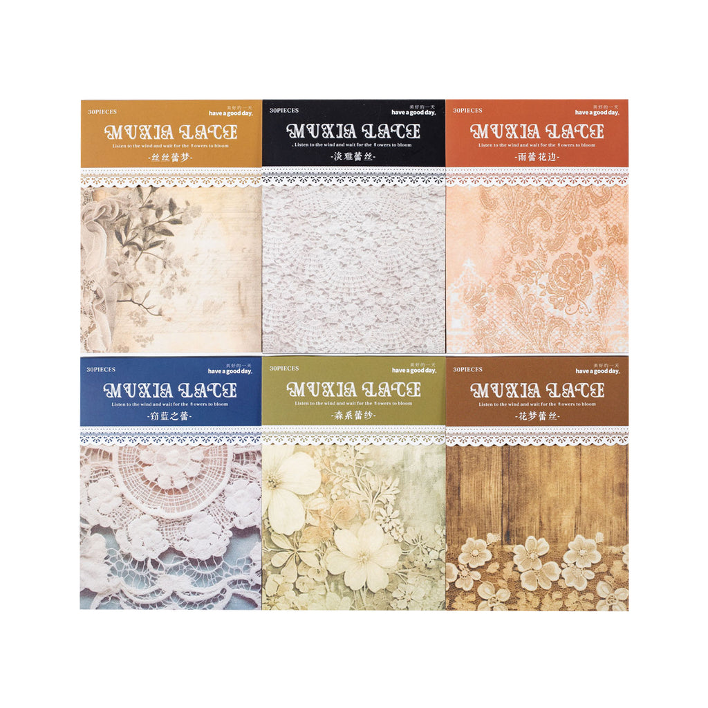 30 Sheets Vintage Scrapbook Paper MXLS