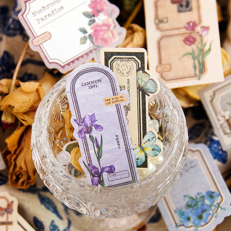 100pcs Vitnage Scrapbook Paper Pack JGNDX