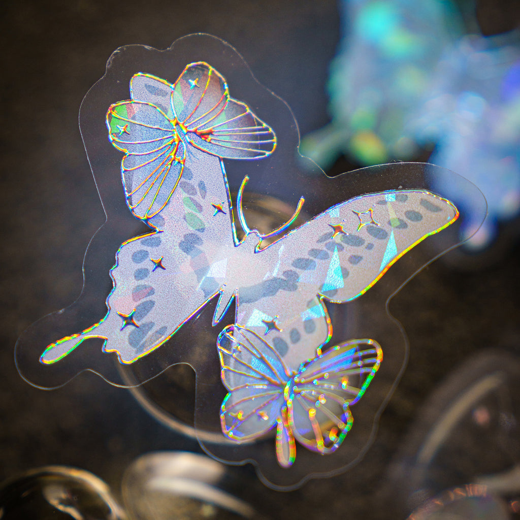 20pcs PET Butterfly Stickers RMHD