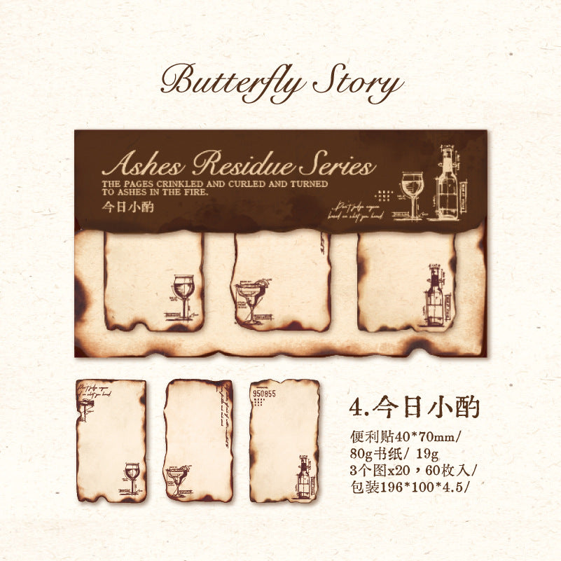 60 Pcs Vintage Notepad HJYY