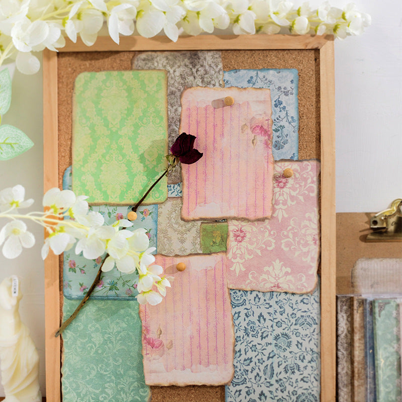 30Pcs Floral Scrapbook Paper SJSP