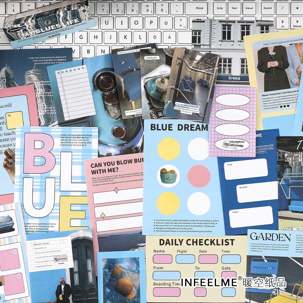 30pcs Scrapbook Paper SHSP