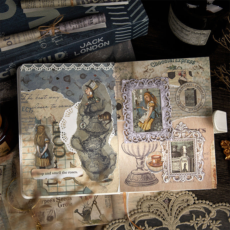 40pcs Vintage Scrapbook Paper SJJH
