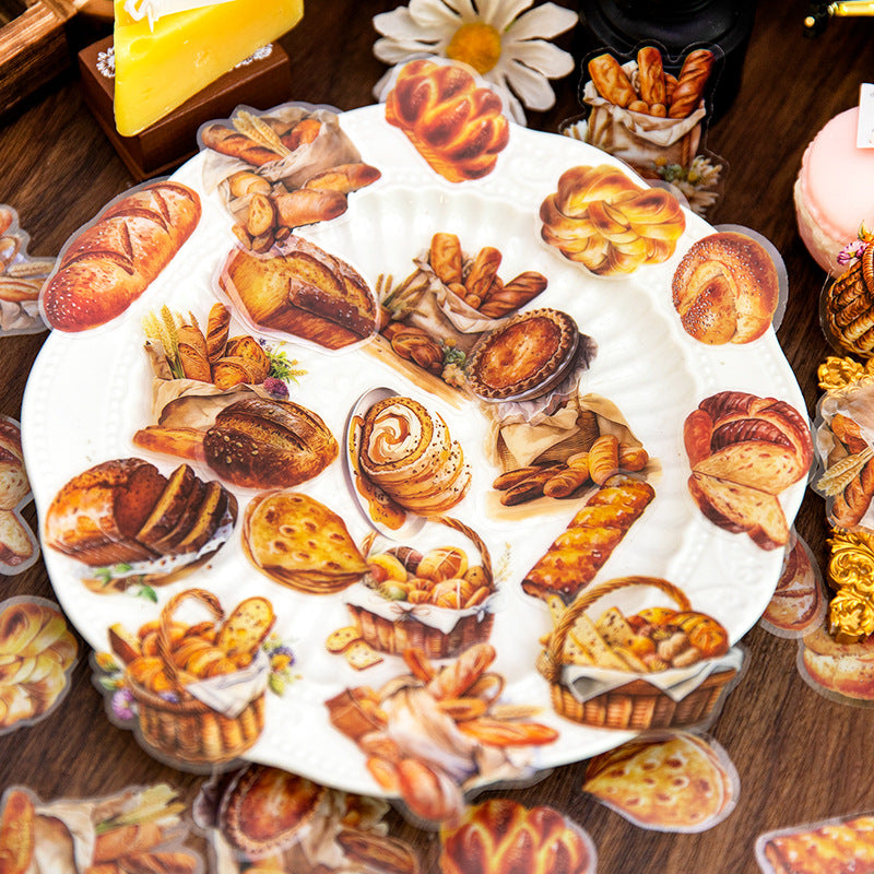 40pcs PET Bread Stickers MSXW