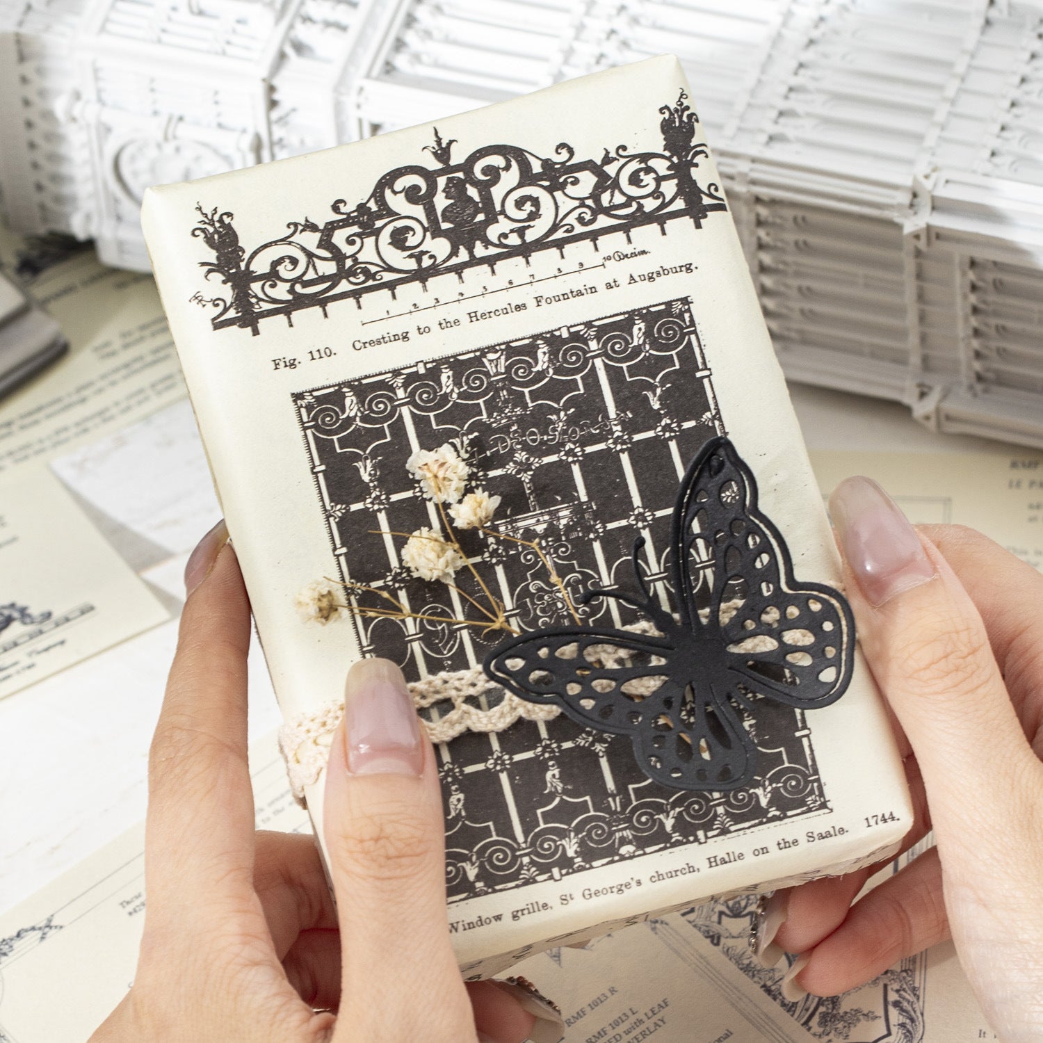 30pcs Vintage Scrapbook Paper OZJX