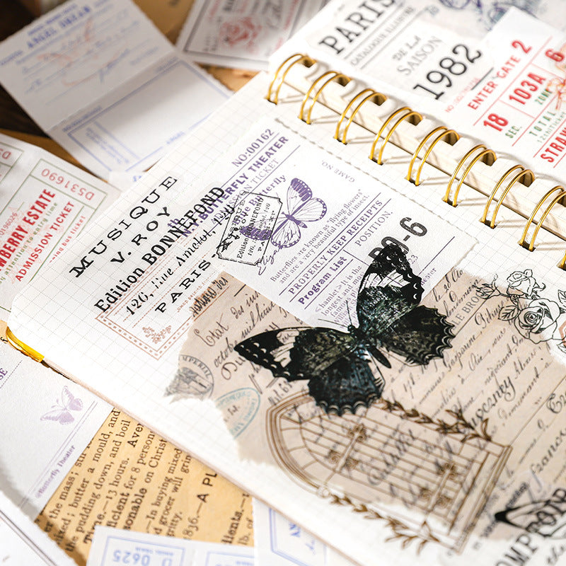 50 Pcs Junk Journal Notepad BLKJY