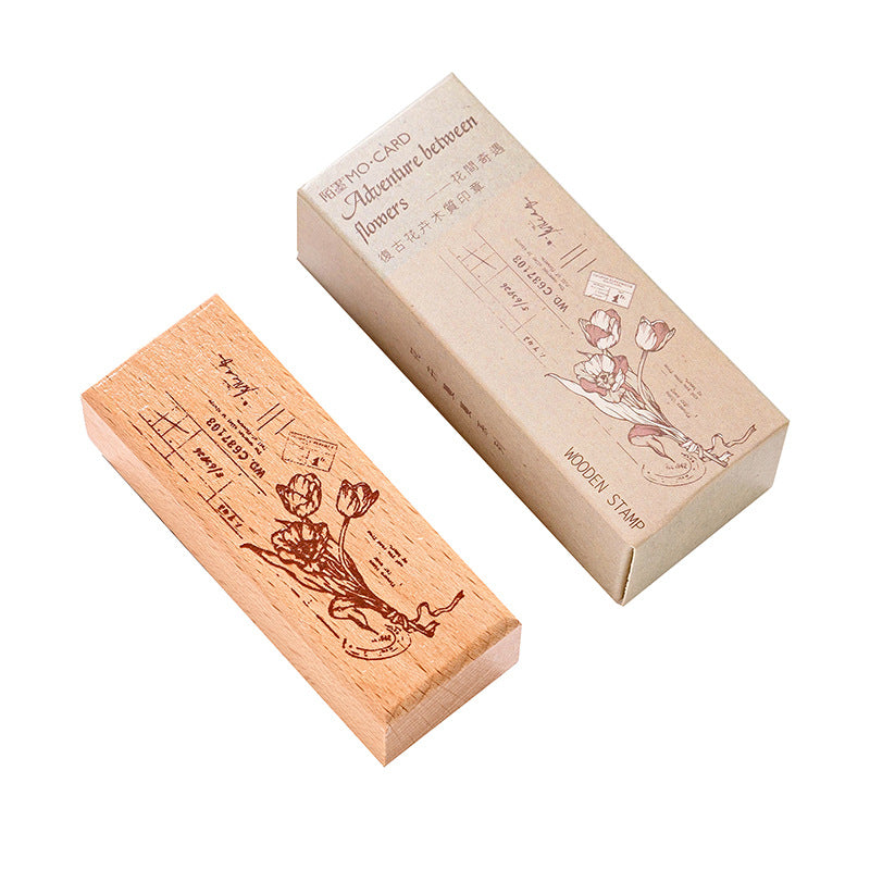 1 Pc Wood Stamp HHMM