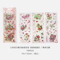 3 shets PET Plant Stickers ZWTJ