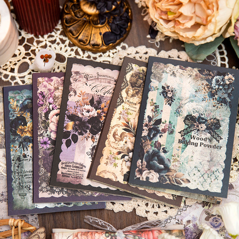30pcs Vintage Notepad Stickers MJZSH