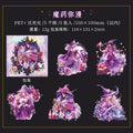 5 Pcs Witch PET Stickers MFNW