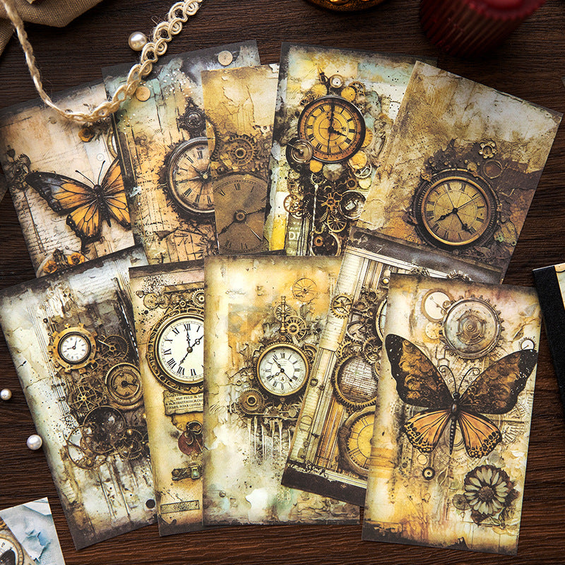 40pcs Vintage Flower Scrapbook Paper FSHS