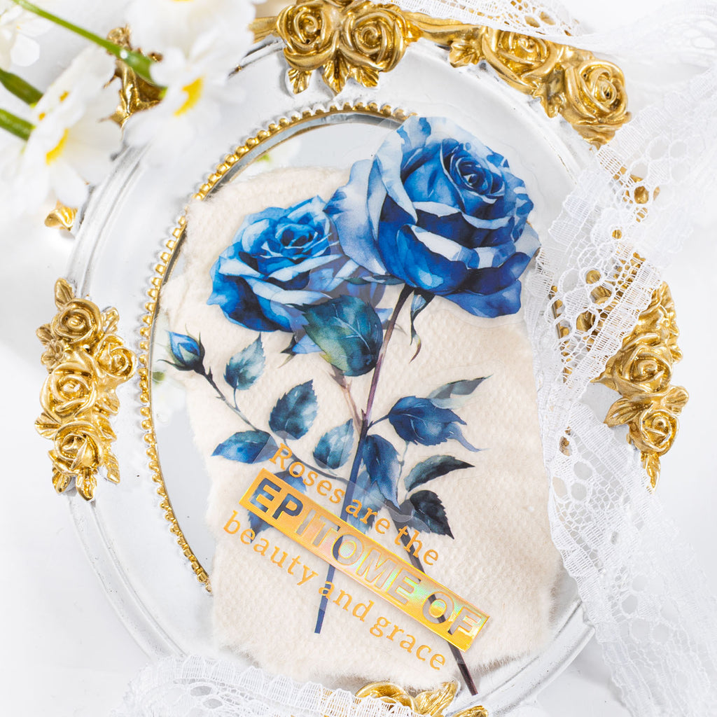 30pcs Rose Theme PET Stickers MGHF
