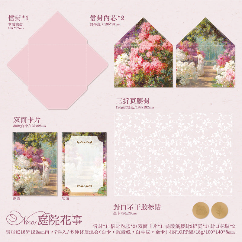 7pcs Greeting Card HDKHL