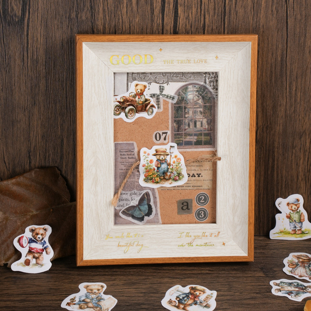 46pcs Boxed Bear Stickers XXSH