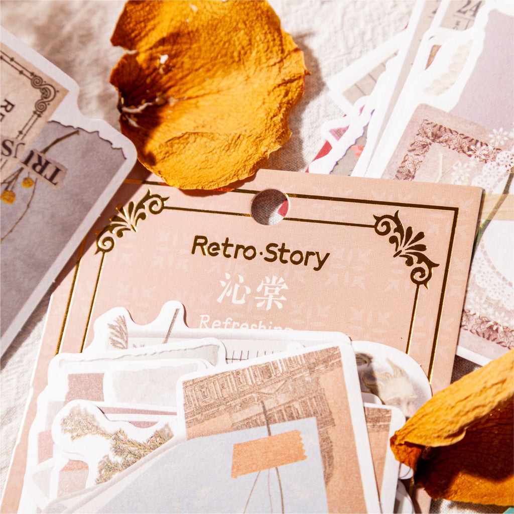 30pcs Vintage Scrapbook Stickers YCXL
