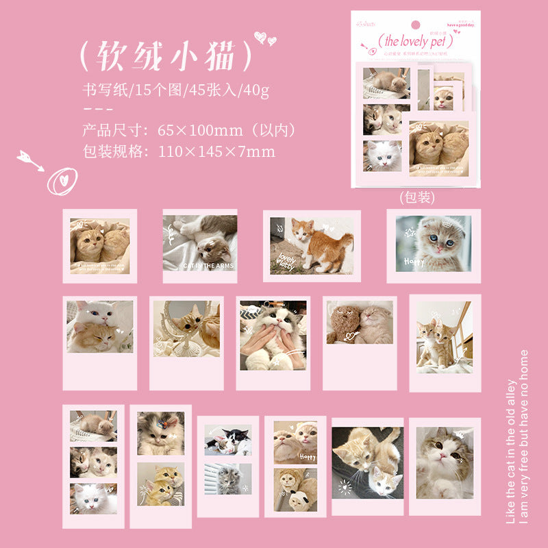 45 Pcs Dog Theme Stickers XDAC