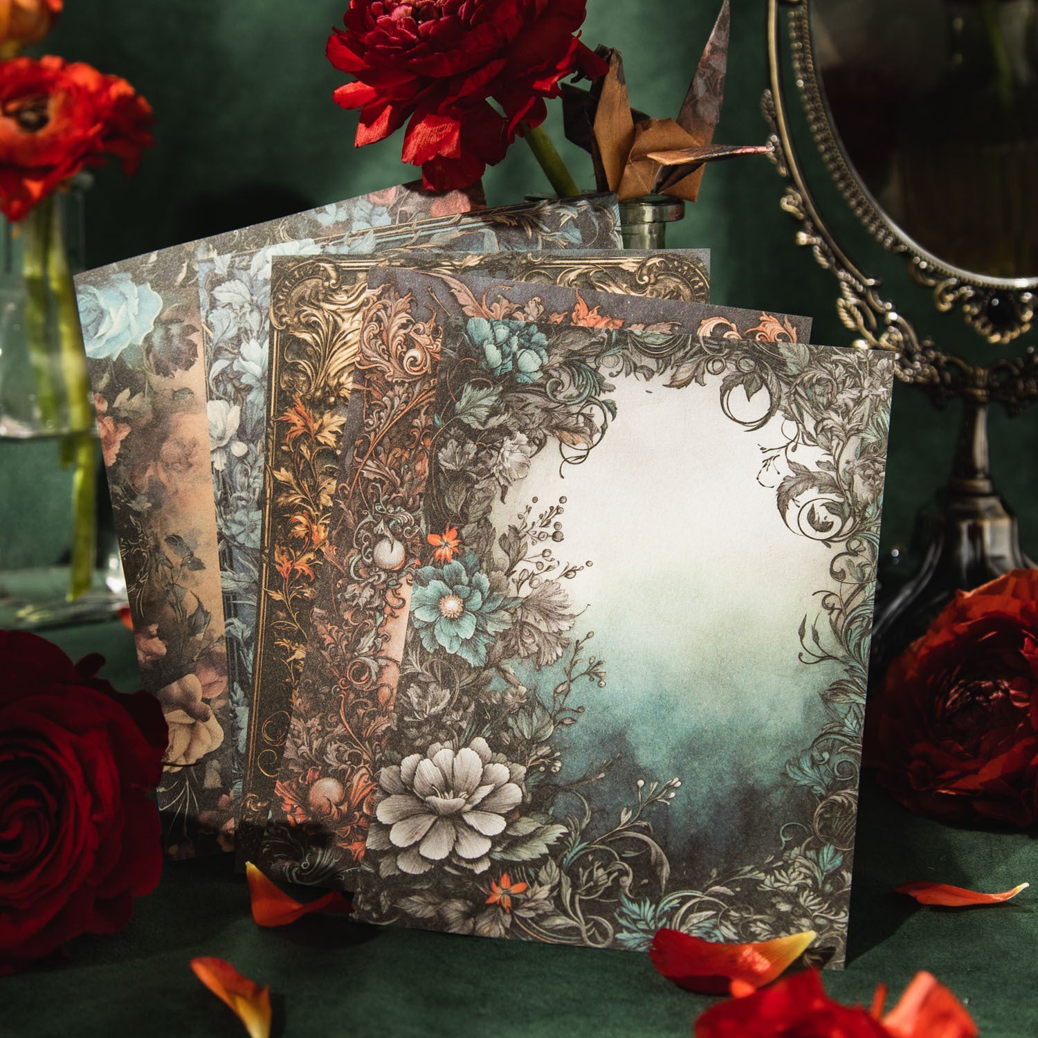 30 Pcs Vintage Scrapbook Paper HSJL