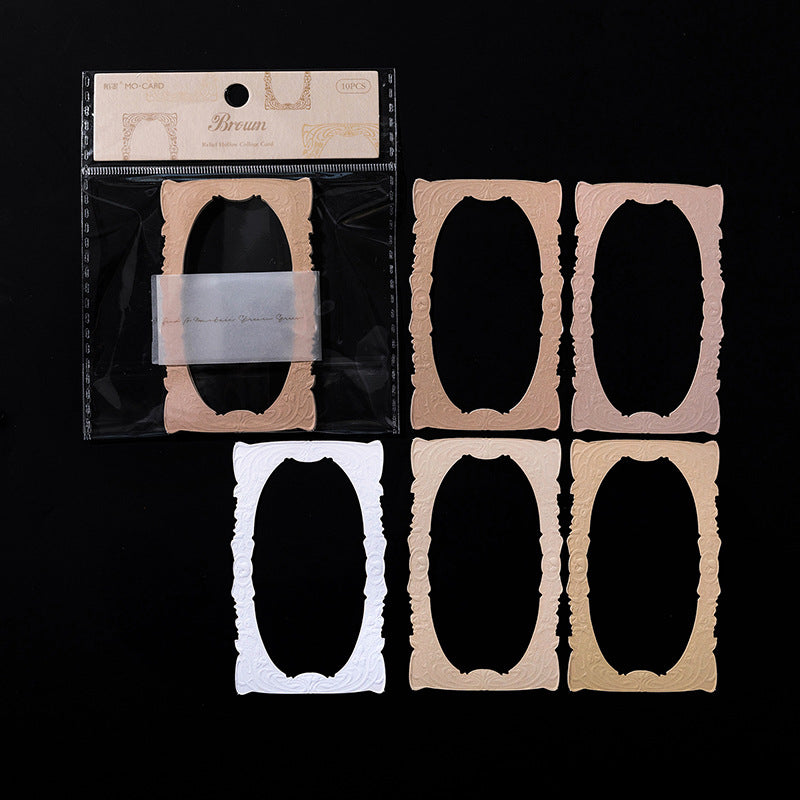 10pcs Vintage Frame Paper XYJX