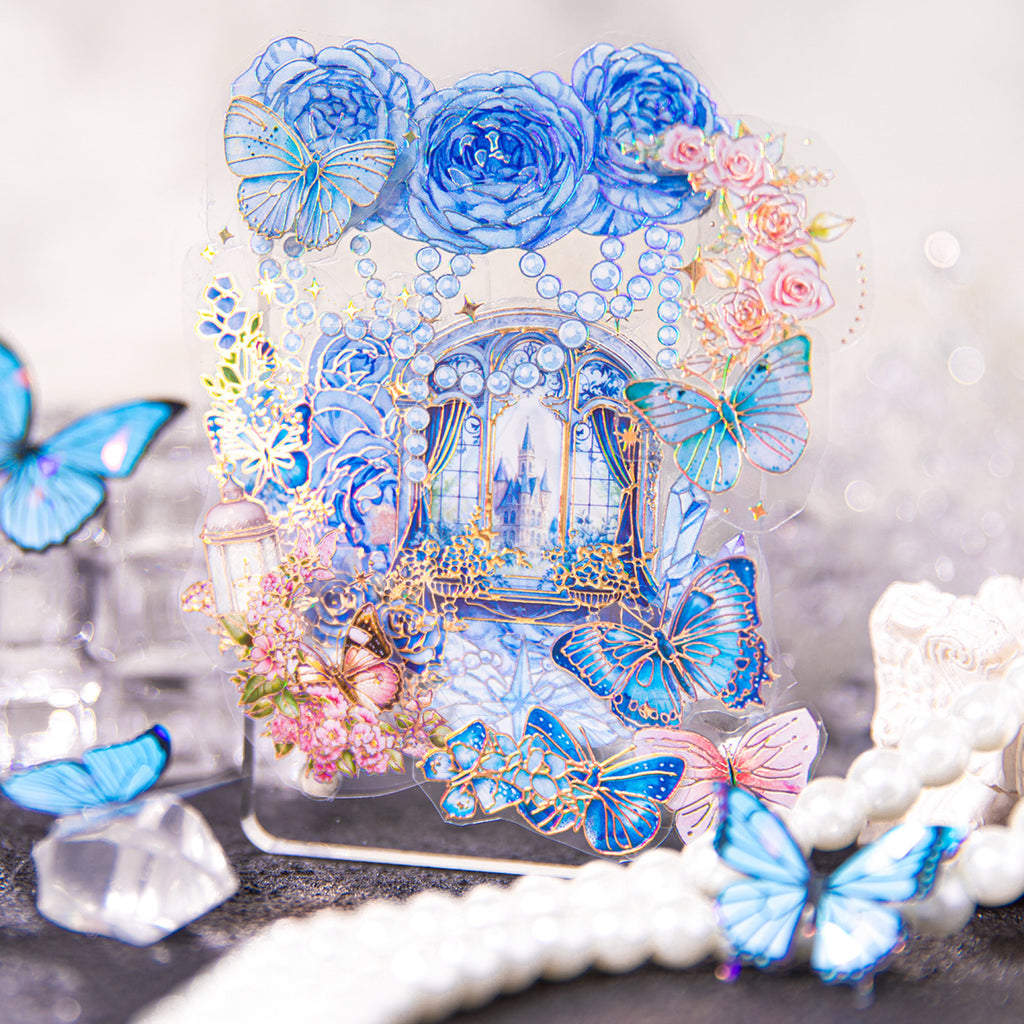 3 Sheeets Butterfly PET Stikers HMD