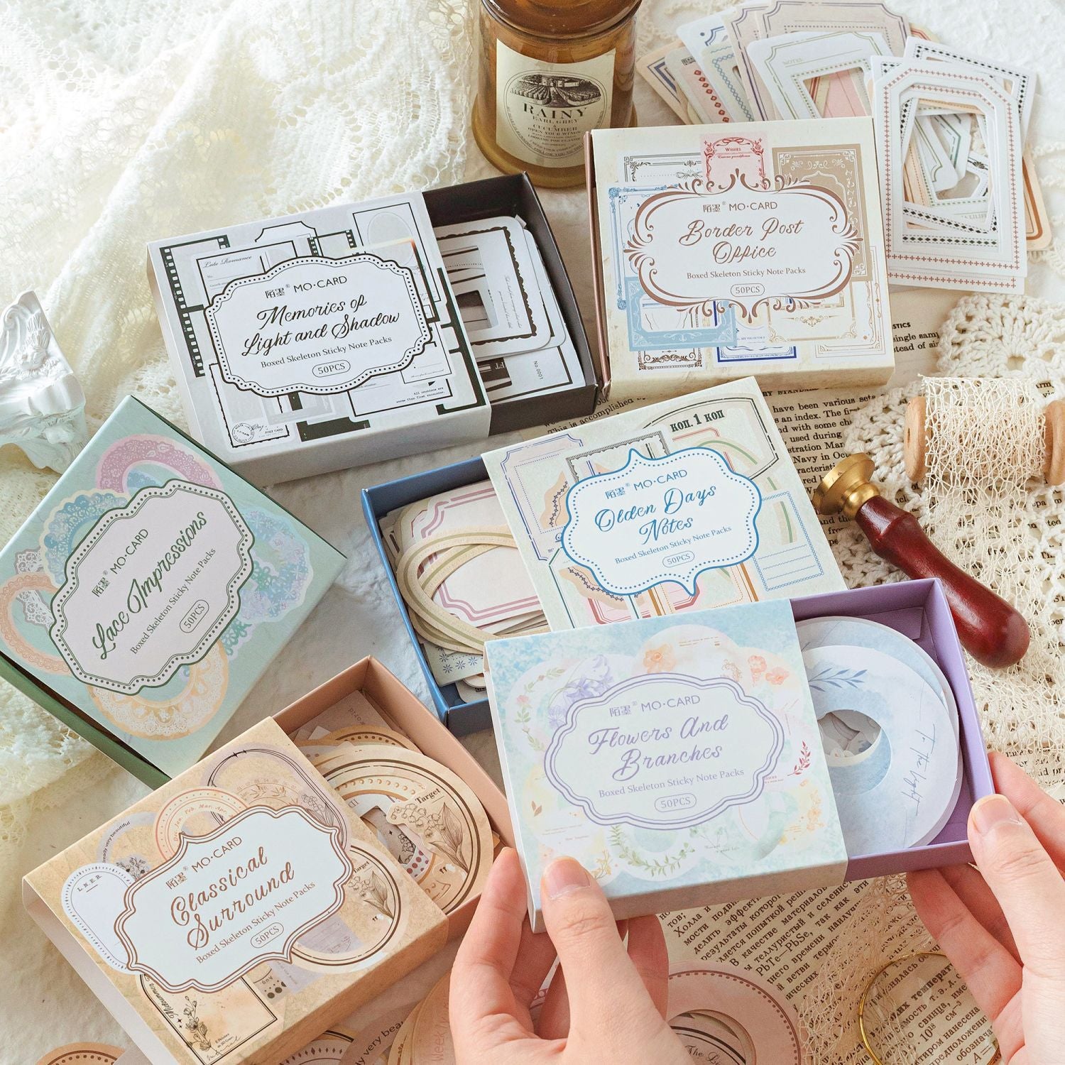 50 Pcs Junk Journal Paper Supplies PTXX