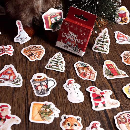 46PCS Christmas Stickers KXSD