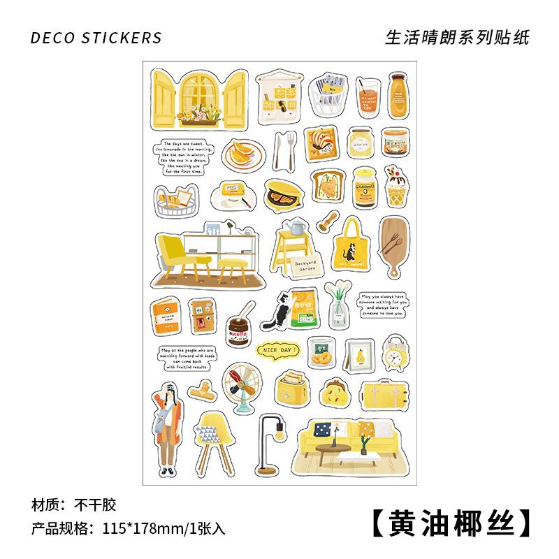 1 Sheet Life Stickers SHQL
