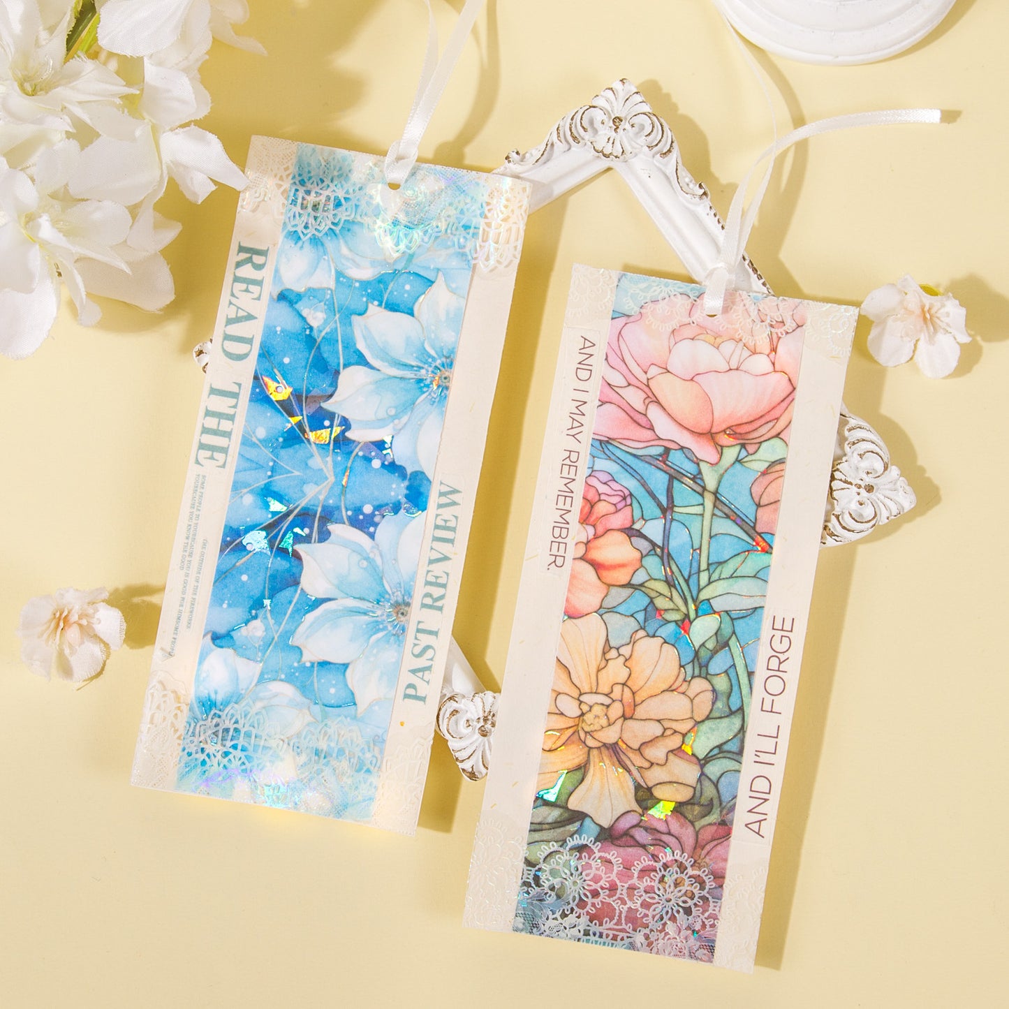 6 pcs Floral Washi Stickers Paper HMLL